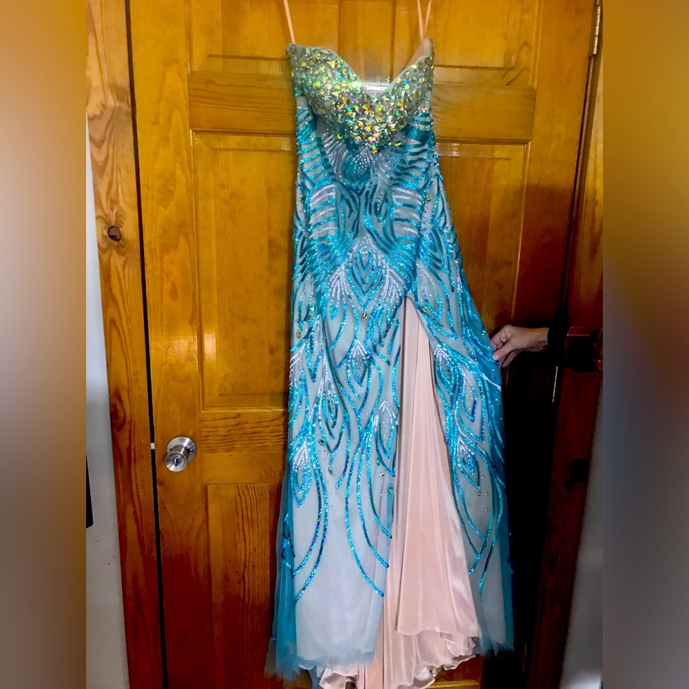Mori Lee Prom dress juniors 7/8 VINTAGE 2000s Y2K